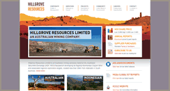 Desktop Screenshot of hillgroveresources.com.au